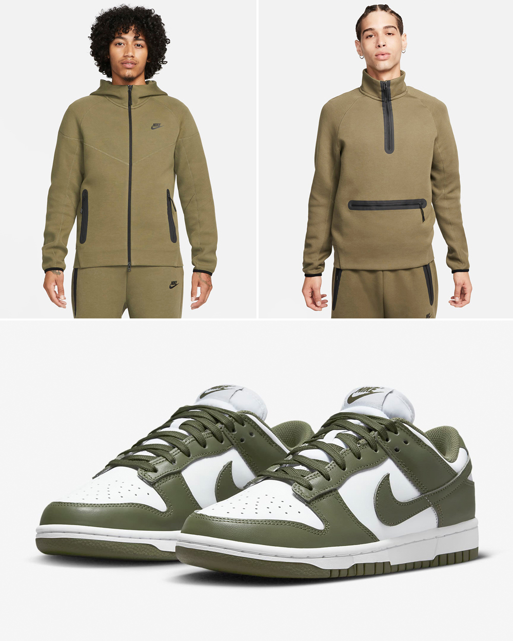 Nike Dunk Low Medium Olive Outfits 3