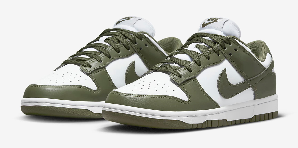 Nike Dunk Low Medium Olive gray Date 1
