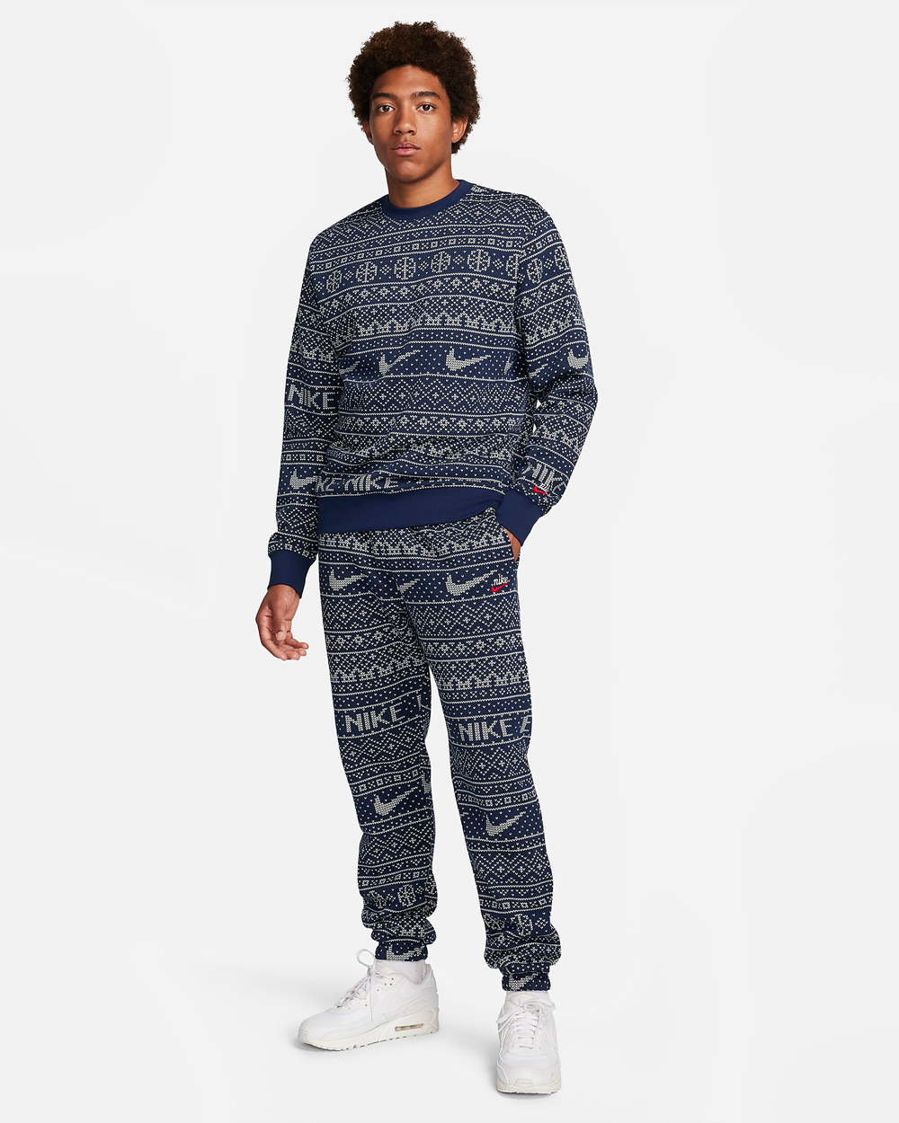 Nike-Sportswear-Club-Fleece-Holiday-2023-Sweatshirt-Pants-Midnight-Navy
