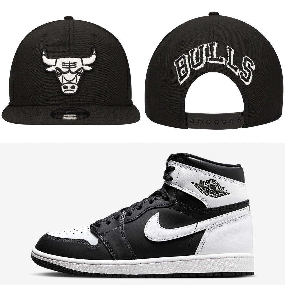 Air-Jordan-1-High-OG-Black-White-Bulls-Hat