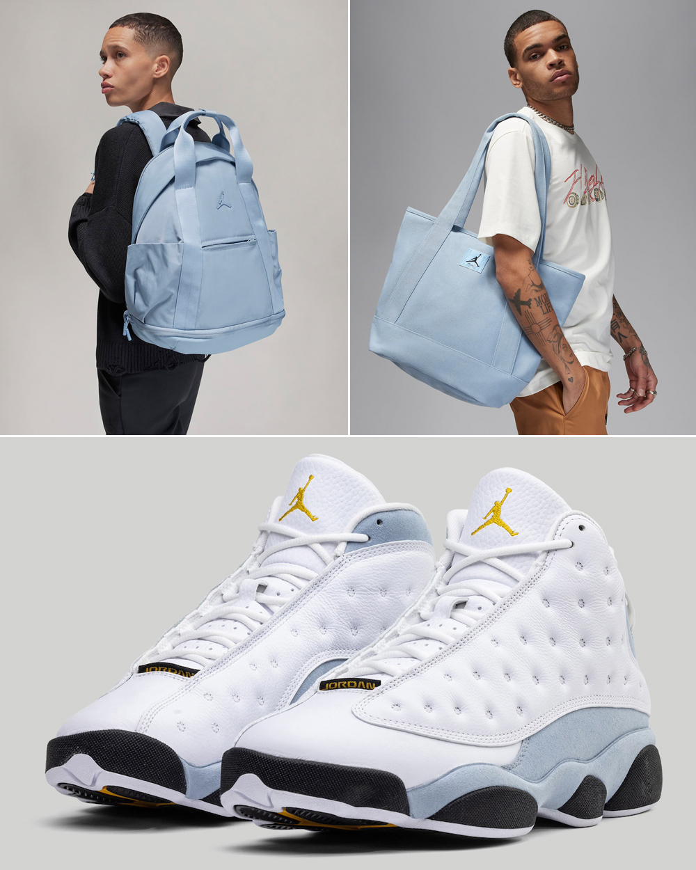 Air-Jordan-13-Blue-Grey-Backpack-Bag