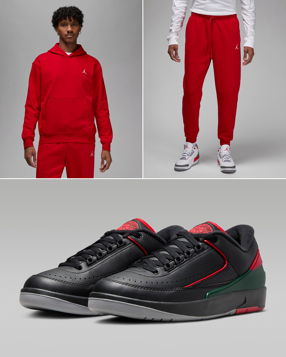 Air-Jordan-2-Low-Christmas-Hoodie-Pants-Outfit-Match