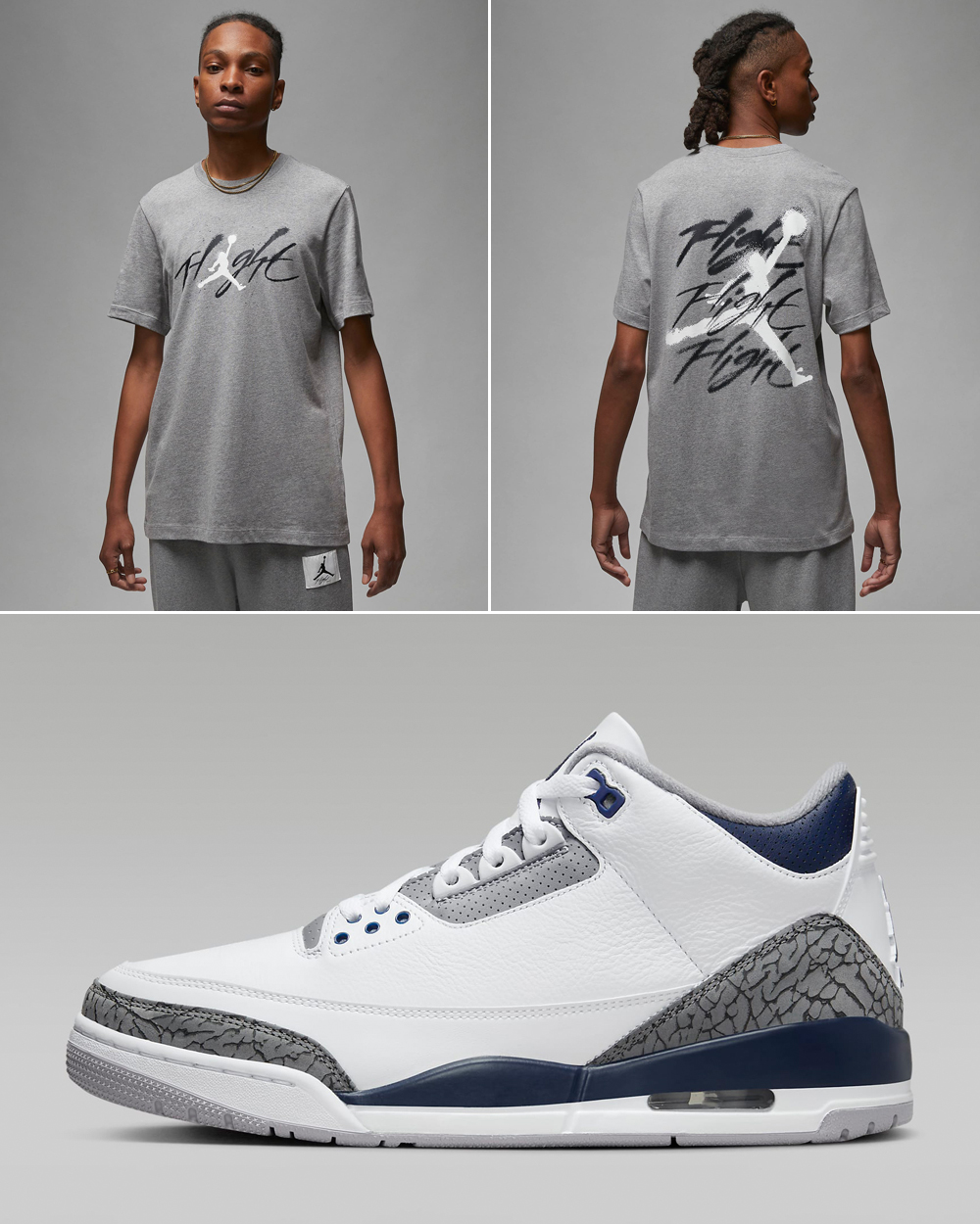 Air-Jordan-3-Midnight-Navy-Cement-Grey-Shirt