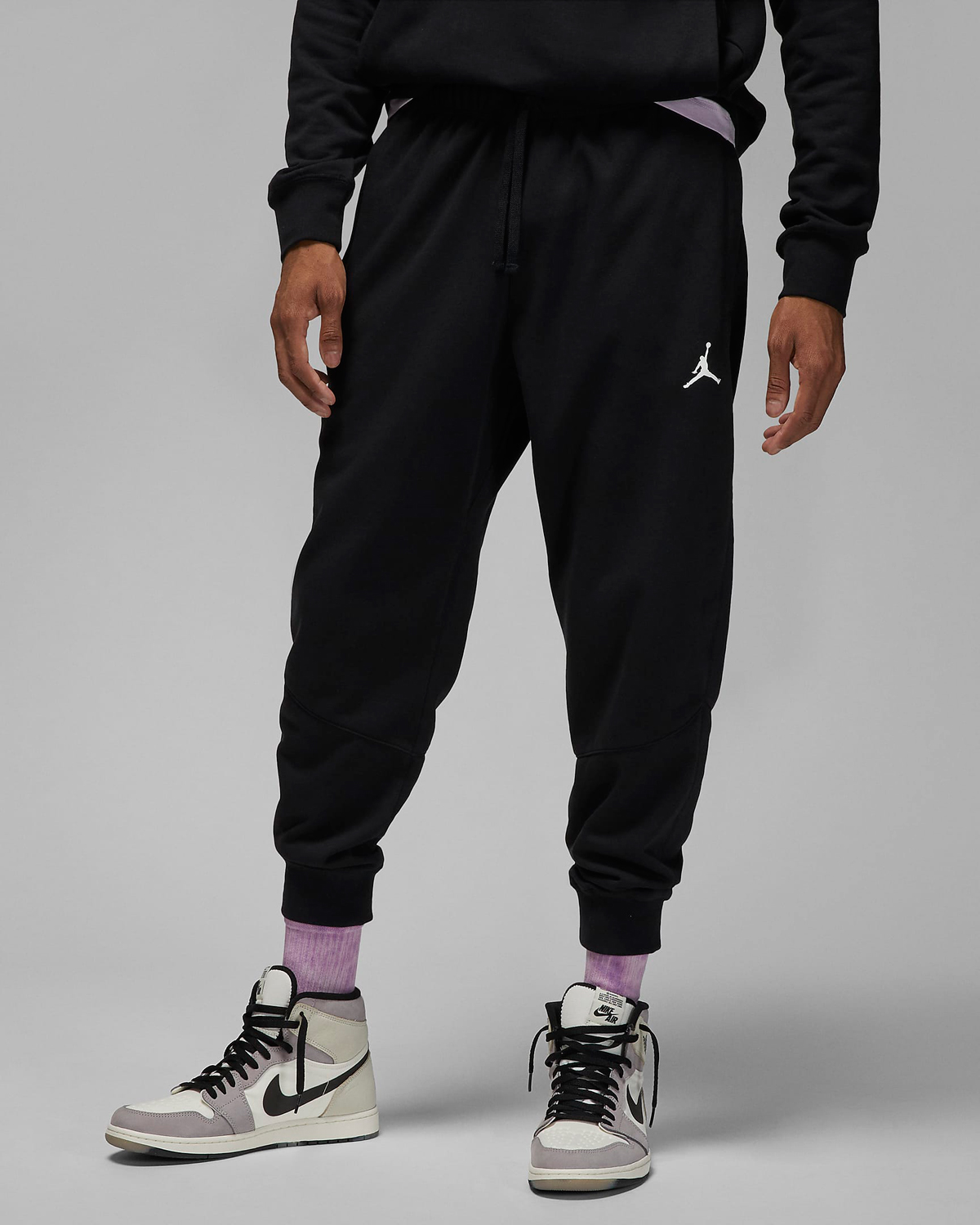 Jordan-Dri-Fit-Sport-Fleece-Pants-Black-White-1