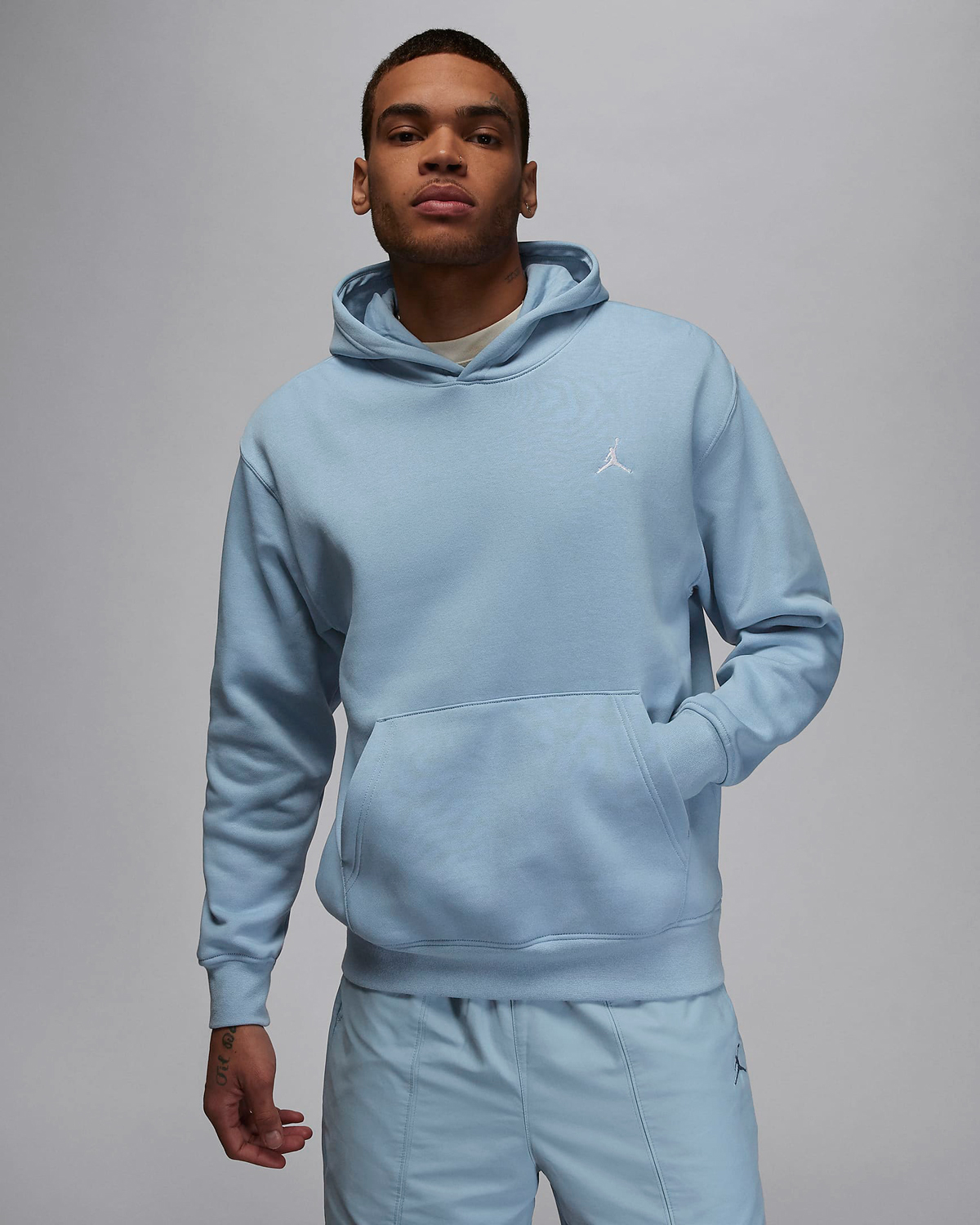 Jordan-Essentials-Fleece-Hoodie-Blue-Grey