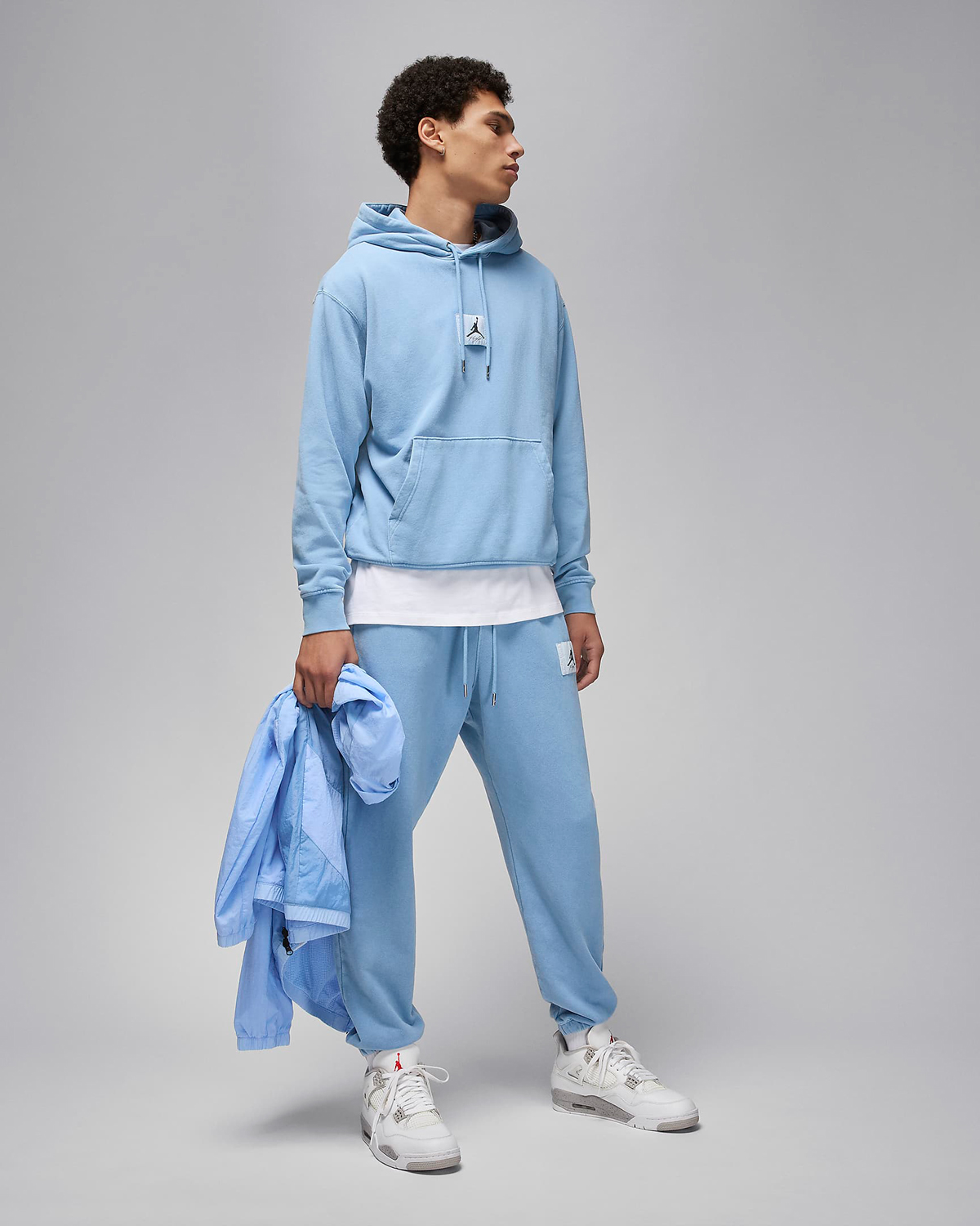 Jordan-Essentials-Fleece-Washed-Hoodie-Pants-Blue-Grey-Sneaker-Outfit