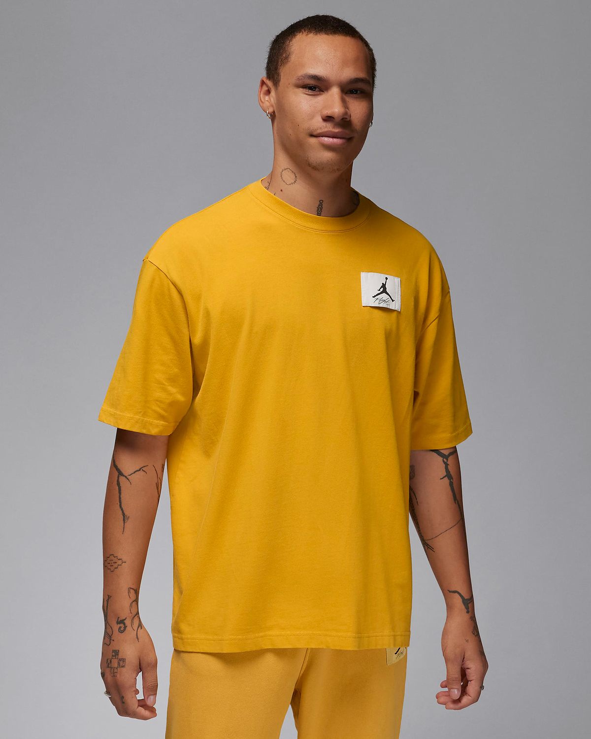 Jordan-Flight-Essentials-Oversized-T-Shirt-Yellow-Ochre