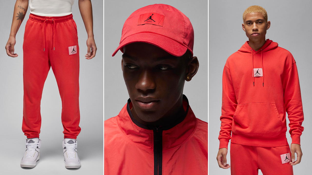 Jordan-Lobster-Red-Clothing-Shirts-Hats-Hoodies-Pants-Sneakers-Outfits