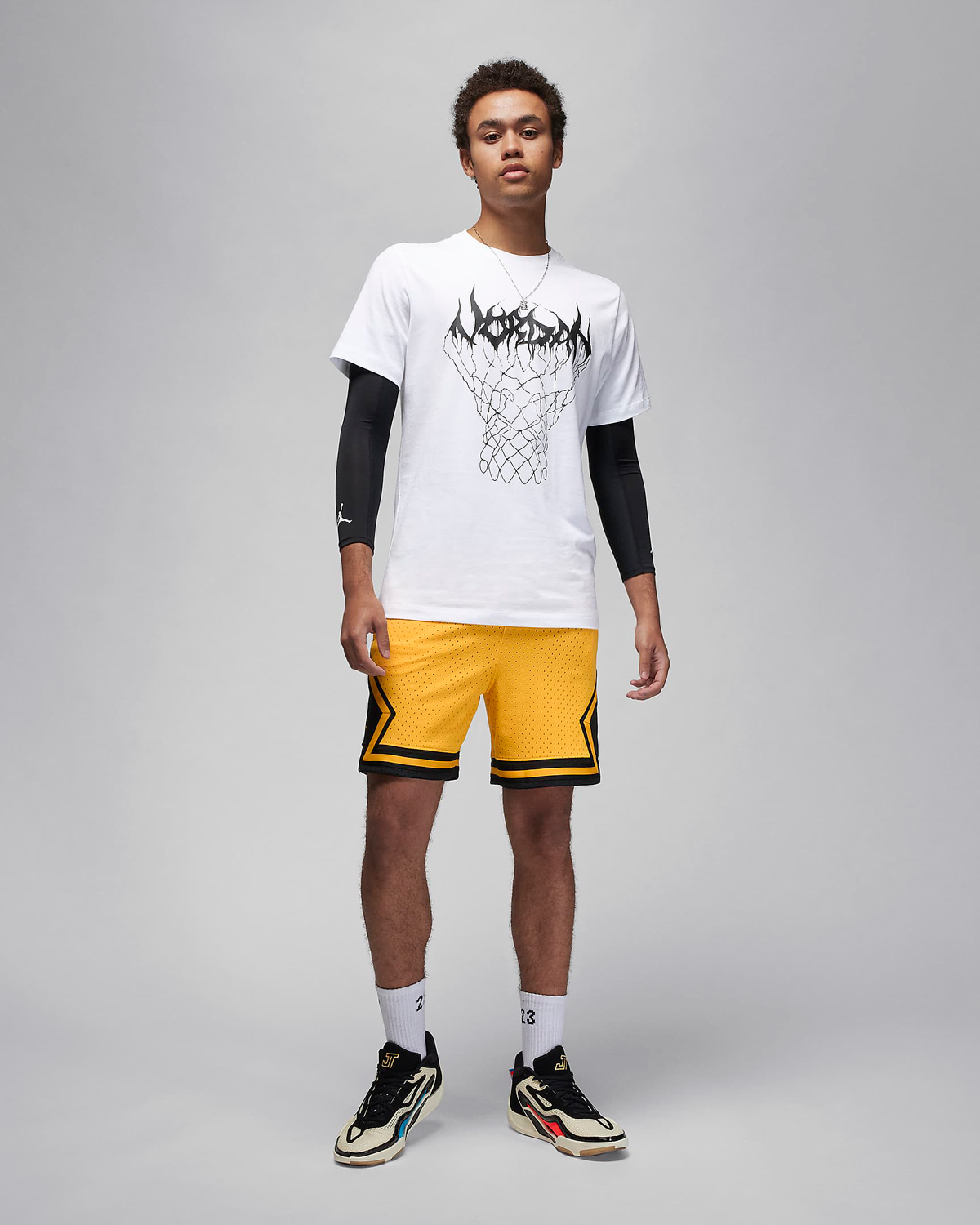 Jordan-Sport-Diamond-Shorts-Yellow-Ochre-Sneaker-Outfit