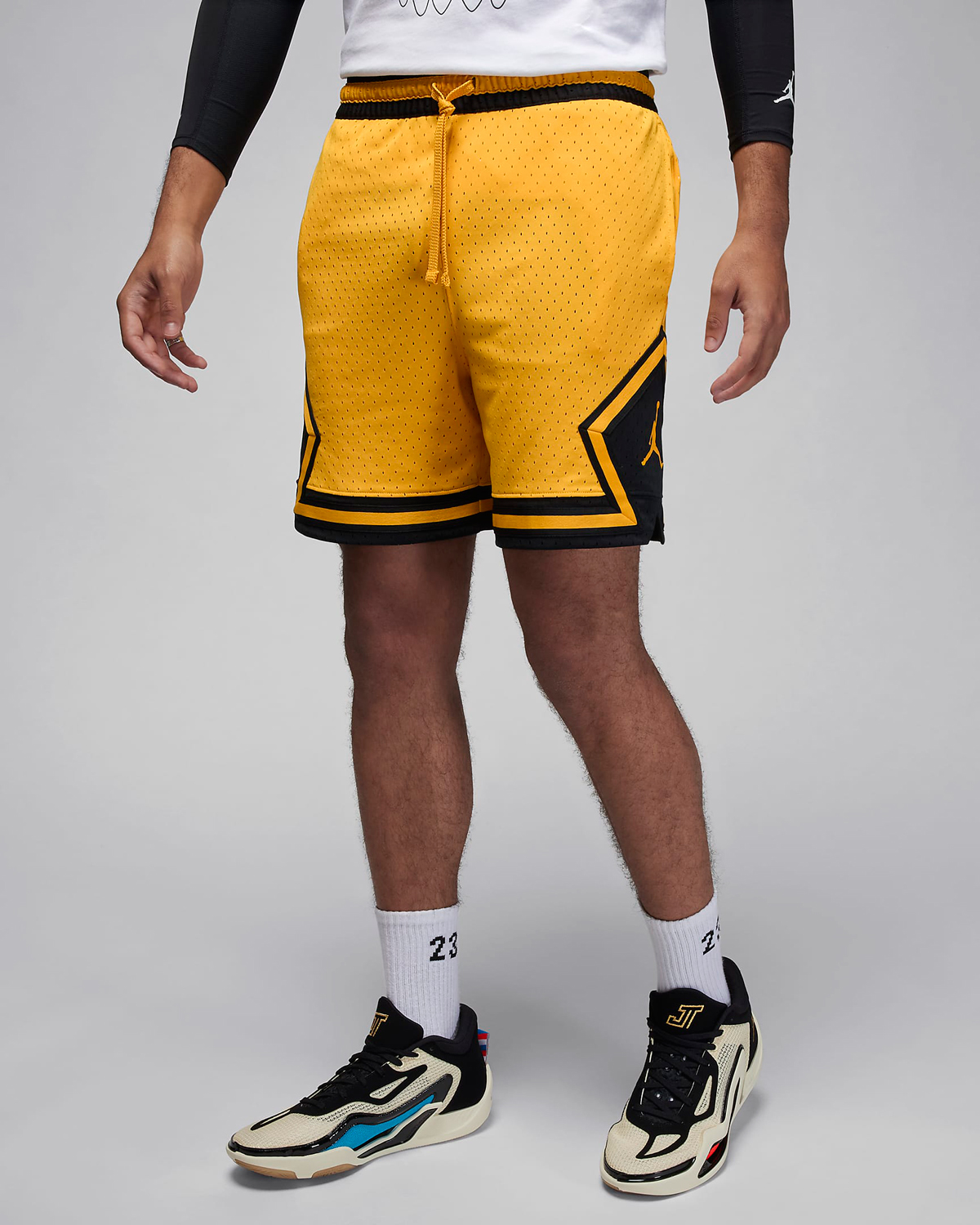Jordan-Sport-Diamond-Shorts-Yellow-Ochre