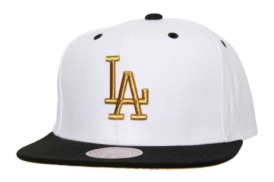 LA-Dodgers-Mitchell-Ness-MVP-Hat-White-Black-Gold-1