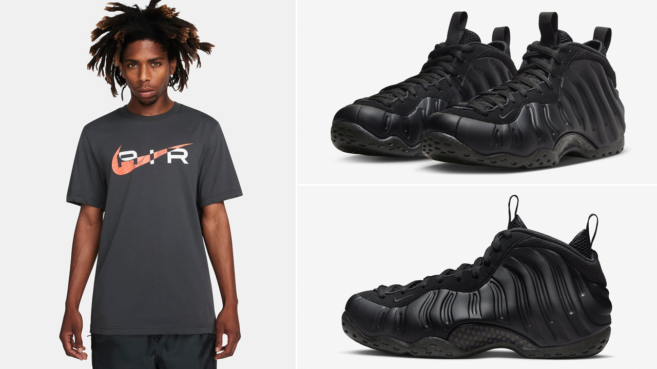 NIke Air Foamposite One Anthracite 2023 Shirt