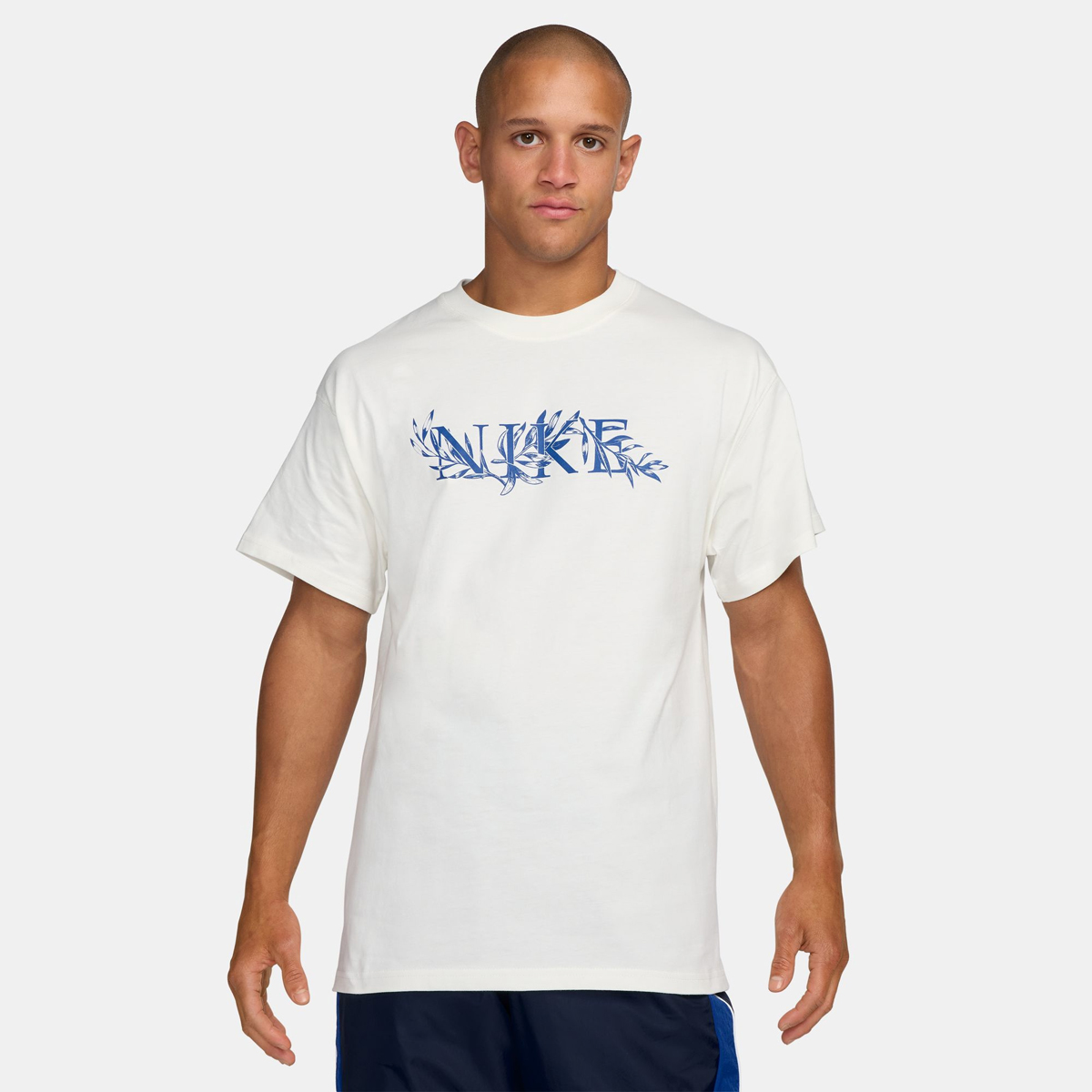 NIke Sportswear Toile T Shirt Coconut Milk Royal Blue 1