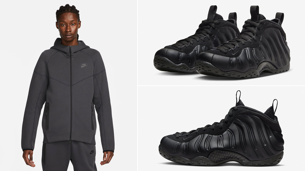 Nike-Air-Foamposite-One-Anthracite-Clothing-Shirts-Outfits