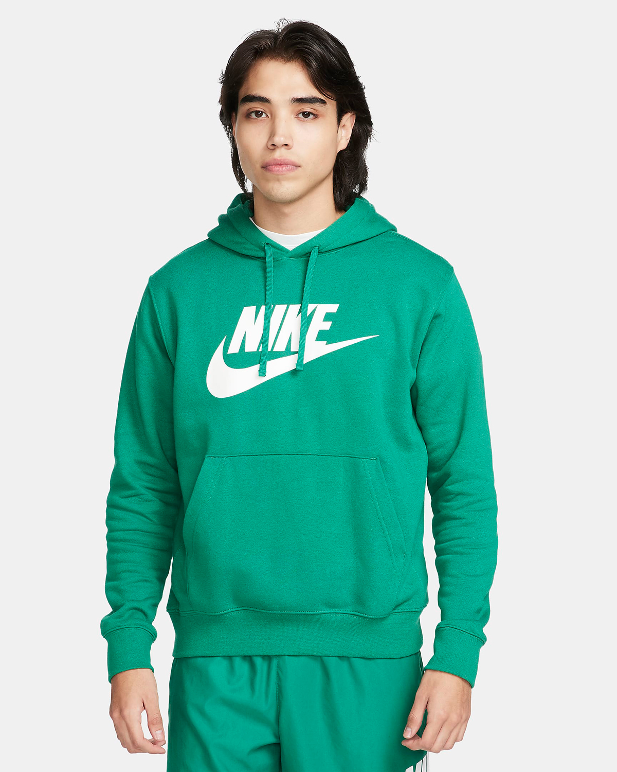 Nike-Club-Fleece-Graphic-Hoodie-Malachite-Green