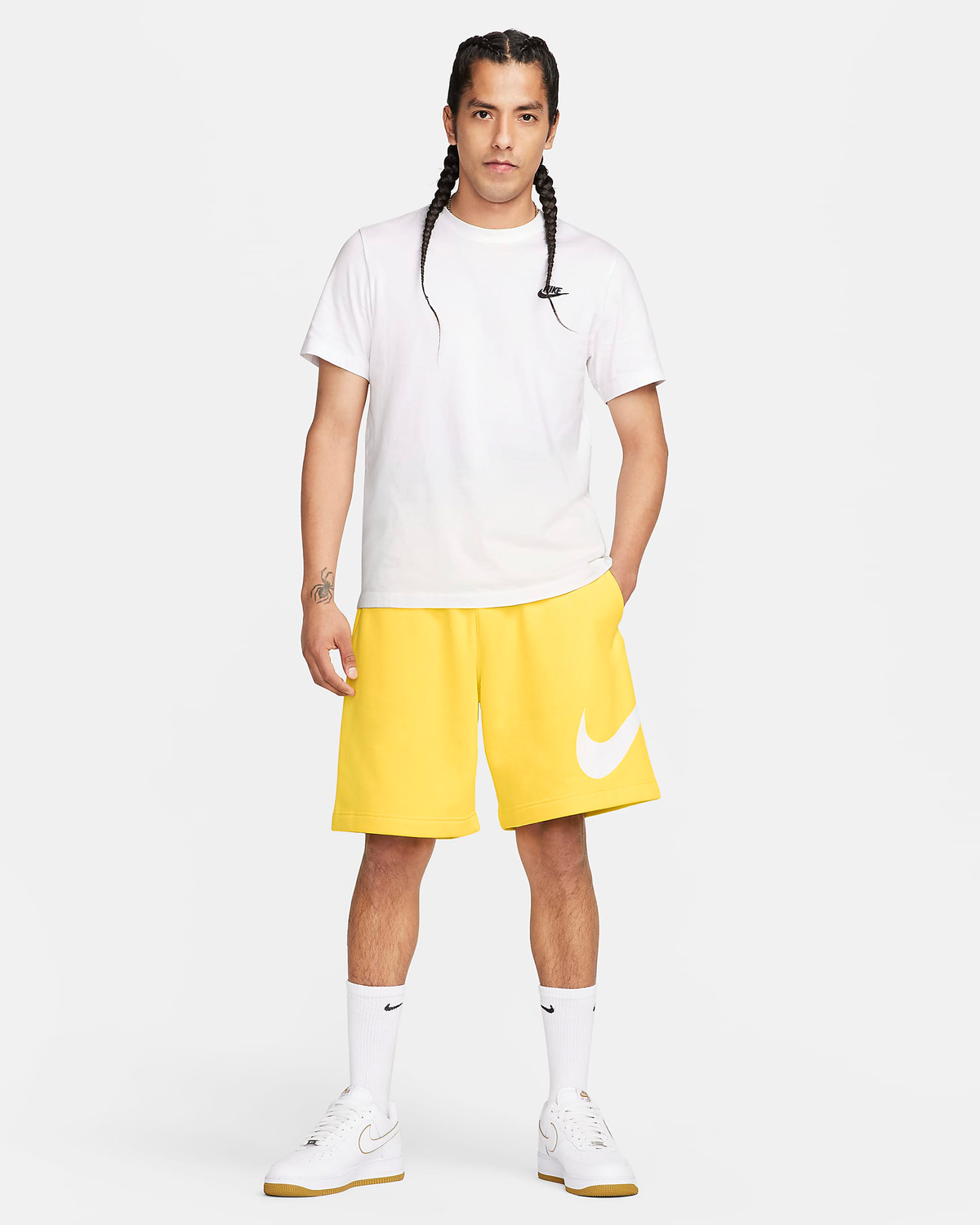 Nike-Club-Graphic-Shorts-Lightning-Yellow