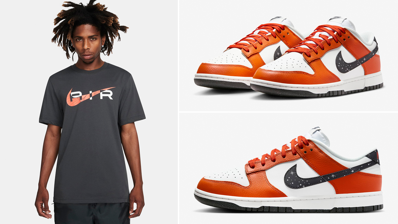 Nike-Dunk-Low-Campfire-Orange-Night-Sky-Starry-Swoosh-Shirt