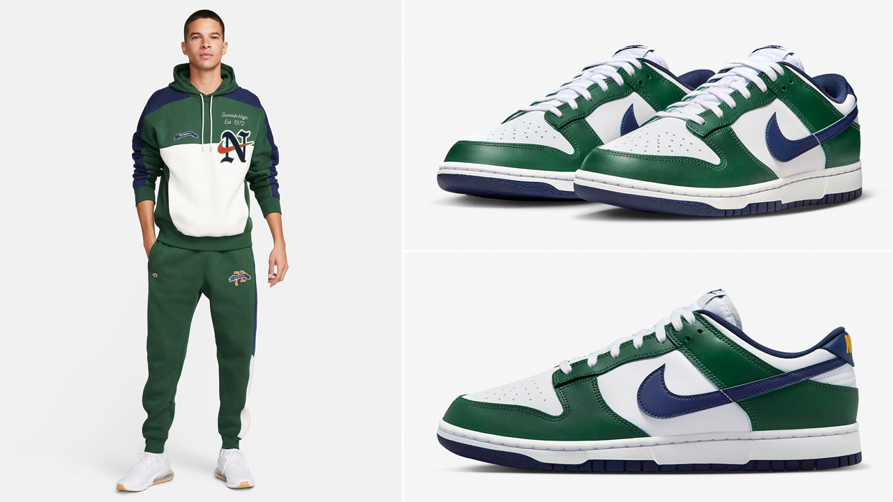 Nike-Dunk-Low-Fir-Midnight-Navy-Hoodie-Pants-Outfit