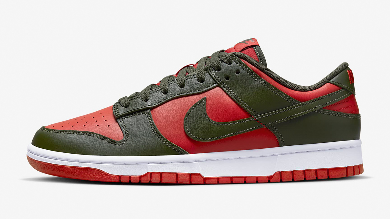 Nike Dunk Low Mystic Red Cargo Khaki Release Date