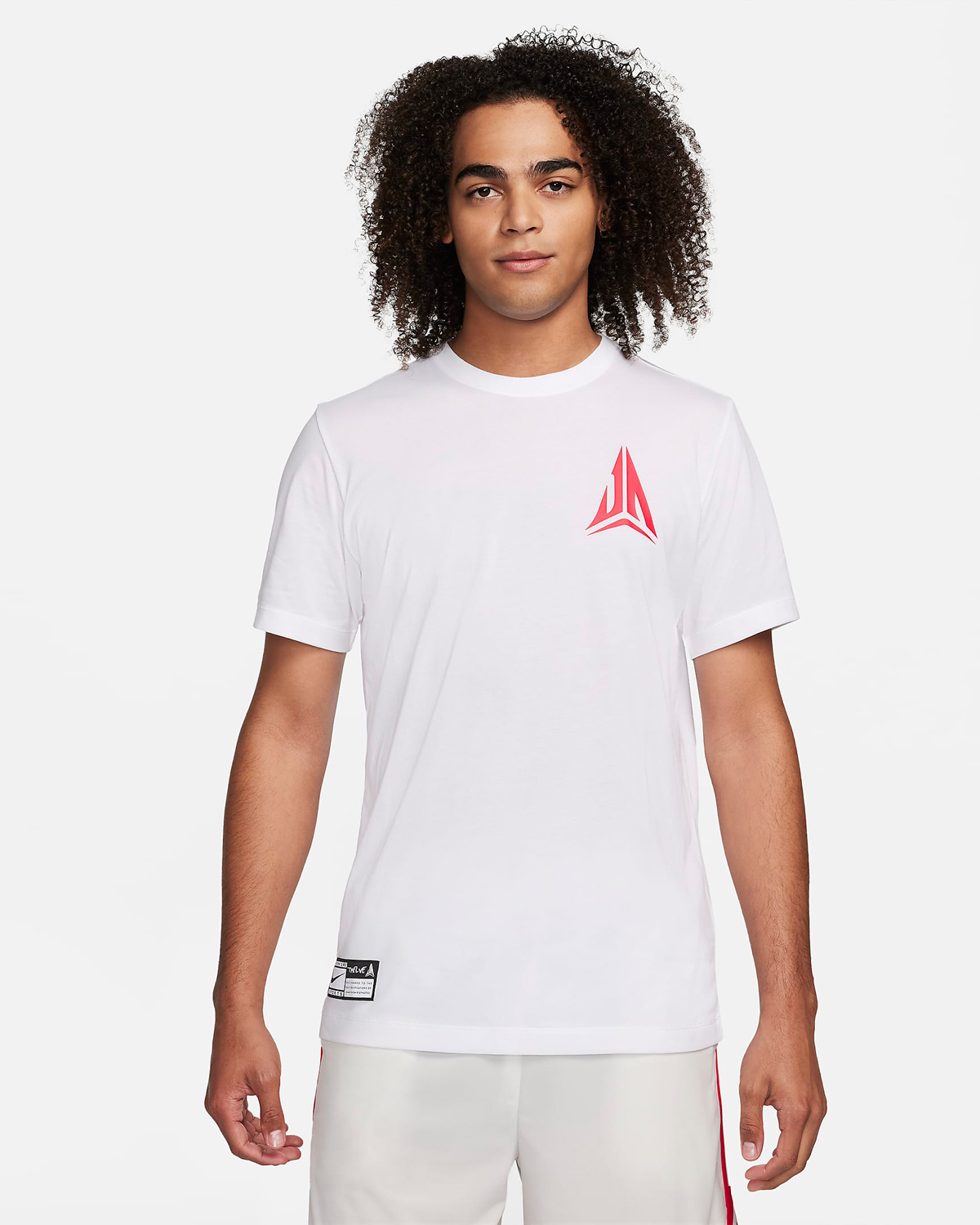 Nike-Ja-T-Shirt-White-Red-1