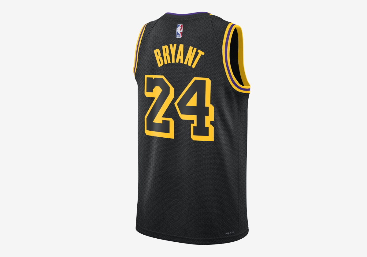 Nike Kobe 4 Protro Black Mamba Gift of Mamba Lakers Jersey 2