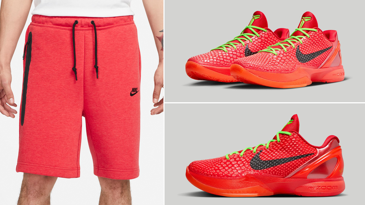 Nike-Kobe-6-Reverse-Grinch-Matching-Shorts