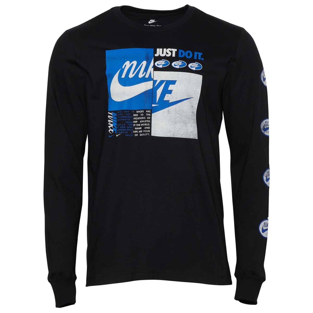 Nike-Split-Logo-Long-Sleeve-T-Shirt-Black-Blue-1