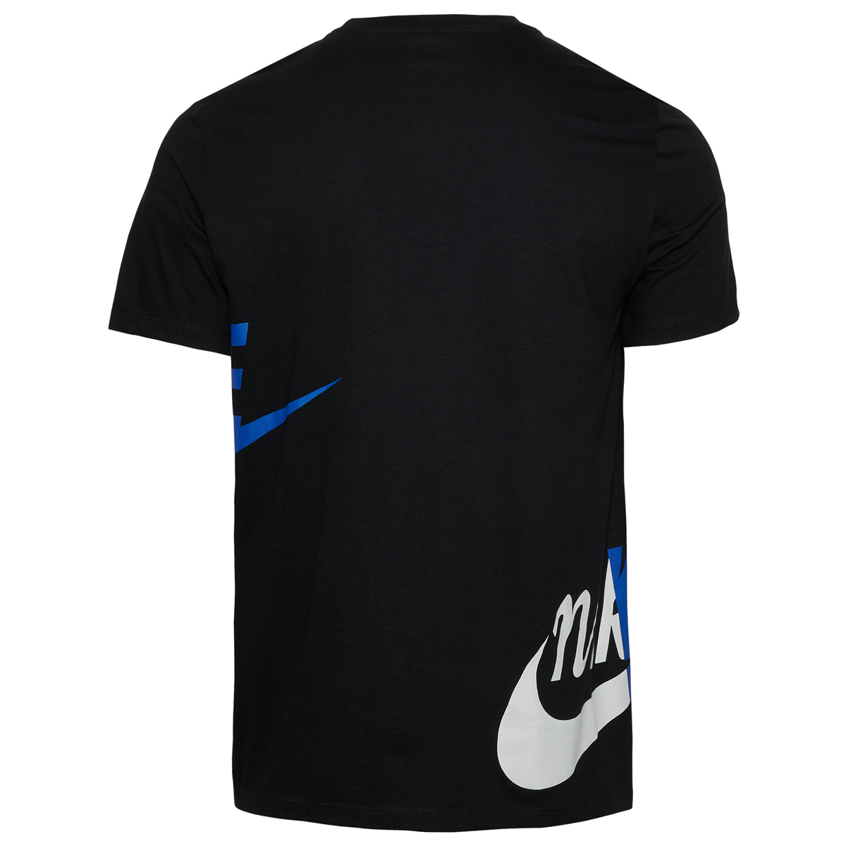 Nike Split Logo T Shirt Black Blue 2