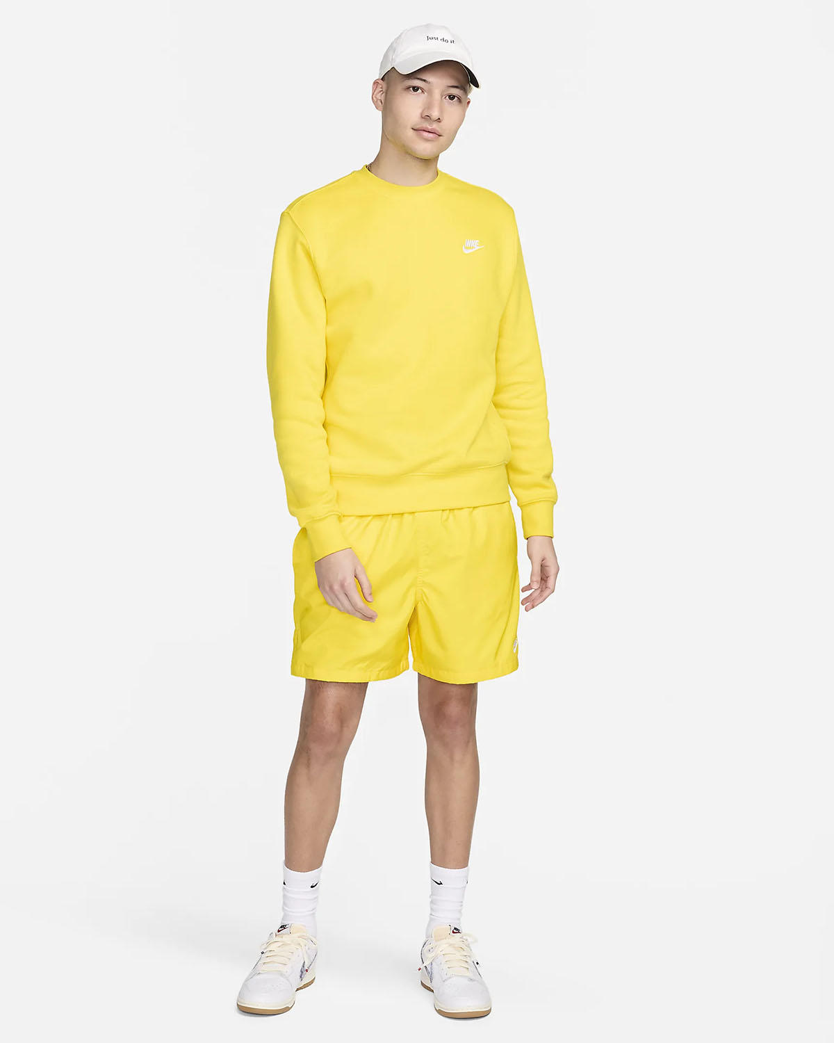 Nike Sportswear Club Fleece Crew Lightning Yellow
