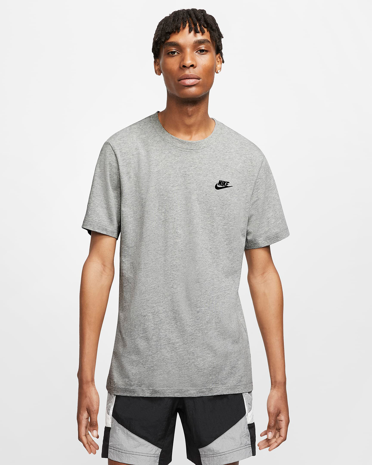 Nike-Sportswear-Club-T-Shirt-Grey