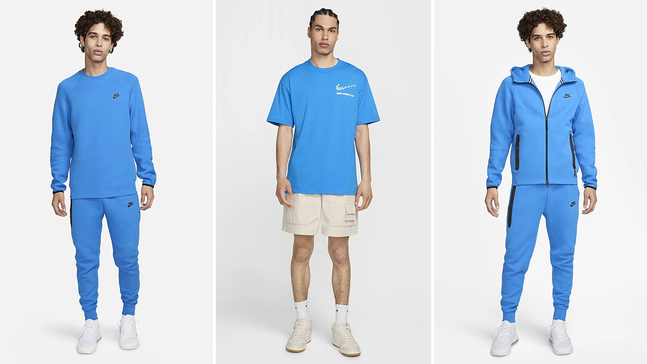 Nike Sportswear Photo Blue Clothing Shirts Sneakers Outfits