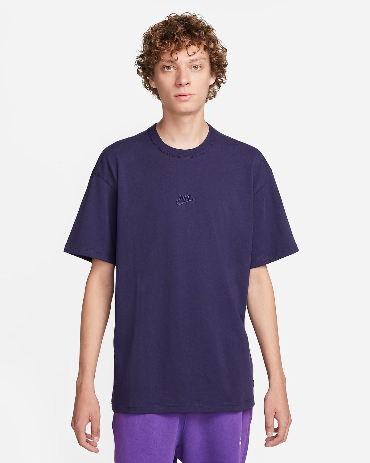 Nike-Sportswear-Premium-Essentials-T-Shirt-Purple-Ink
