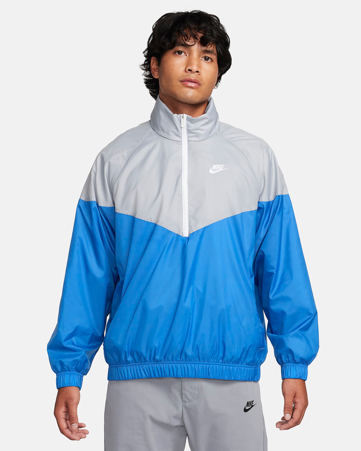 Nike Sportswear Windrunner Woven Anorak Jacket Photo Blue