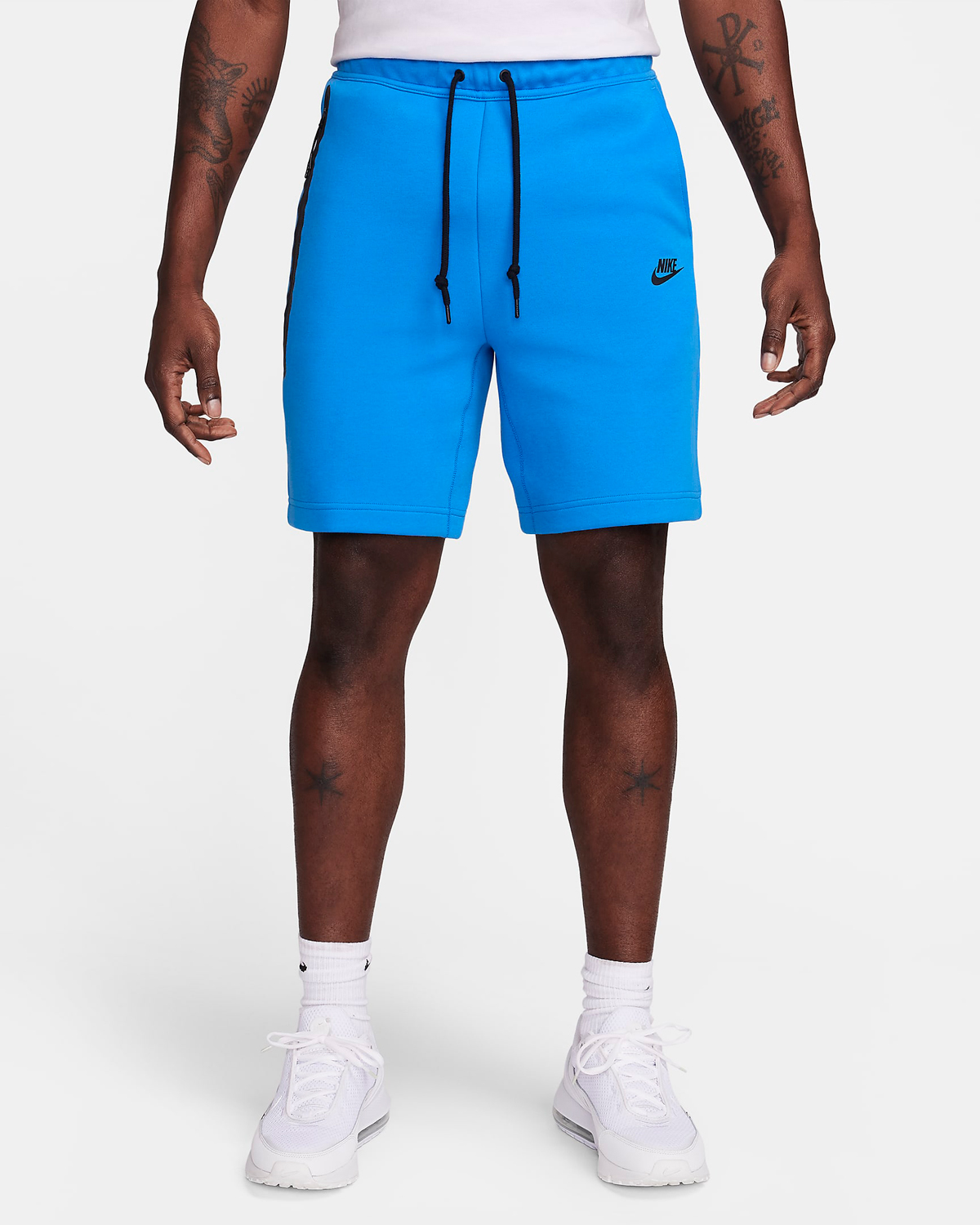 Nike-Tech-Fleece-Shorts-Photo-Blue