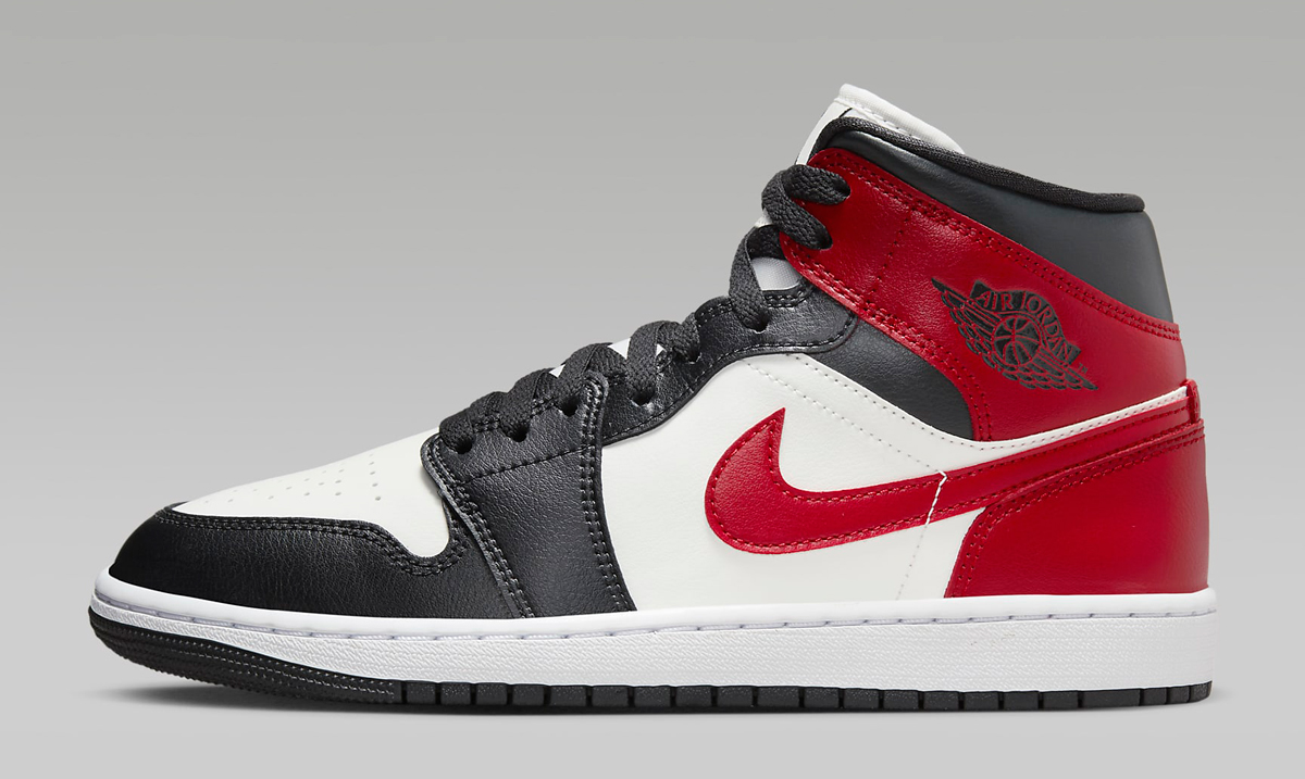 Air-Jordan-1-Mid-Womens-Sail-Off-Noir-Gym-Red-2