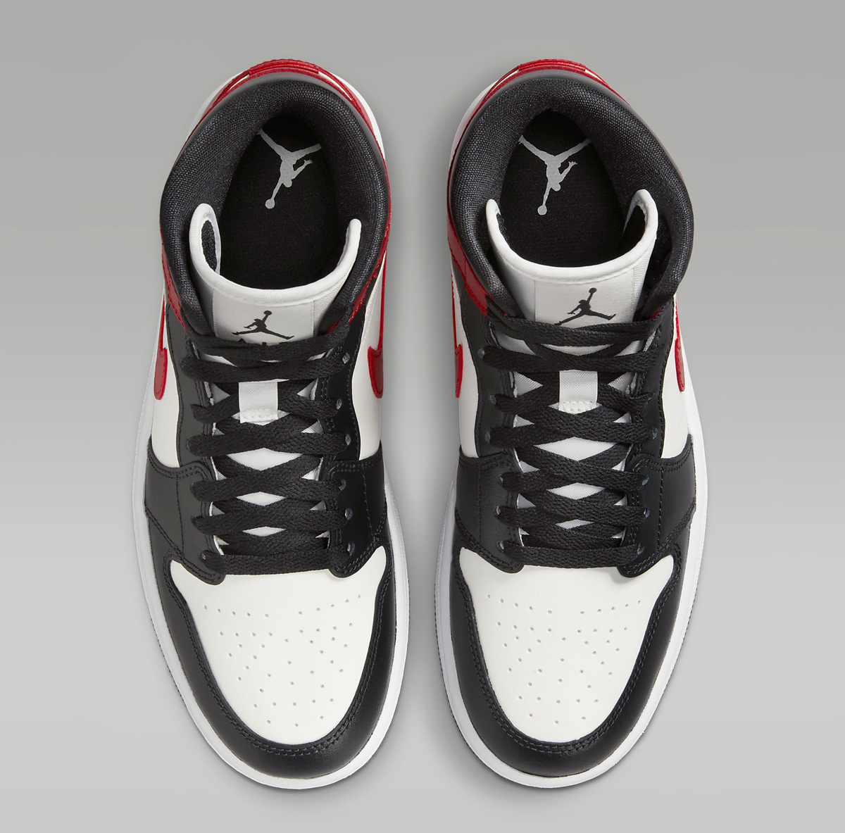 Air-Jordan-1-Mid-Womens-Sail-Off-Noir-Gym-Red-4