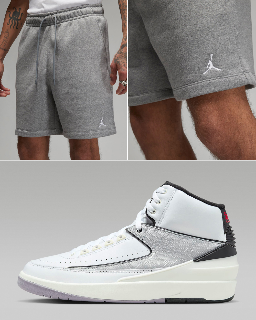 Air-Jordan-2-Python-Shorts-Matching-Outfit