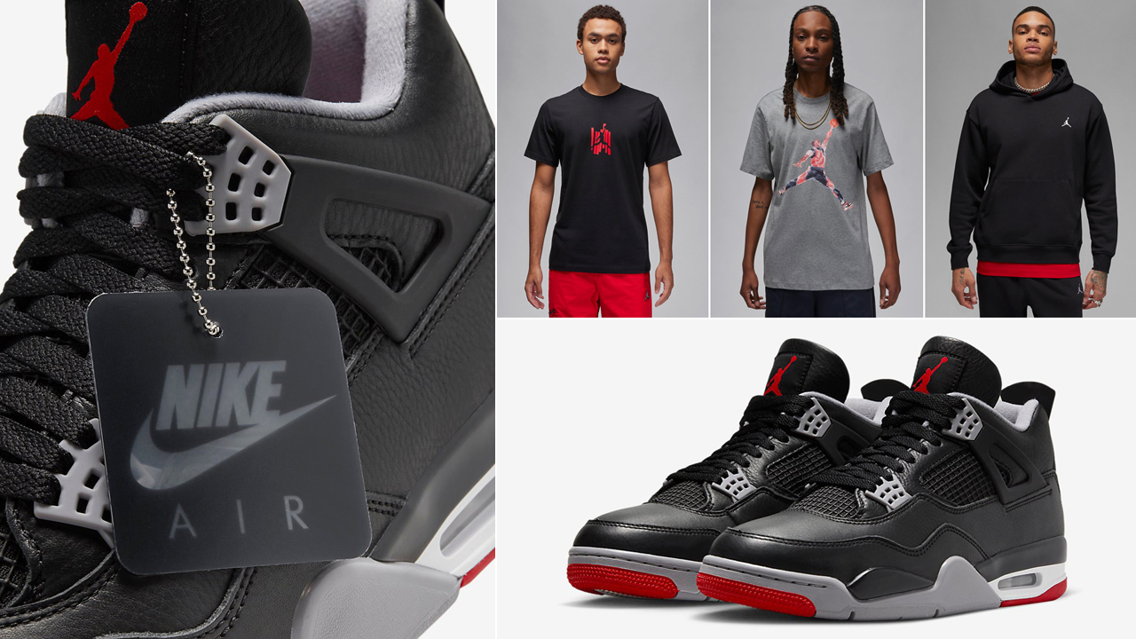 Air-Jordan-4-Bred-Reimagined-2024-Shirts-Hats-Clothing-Outfits