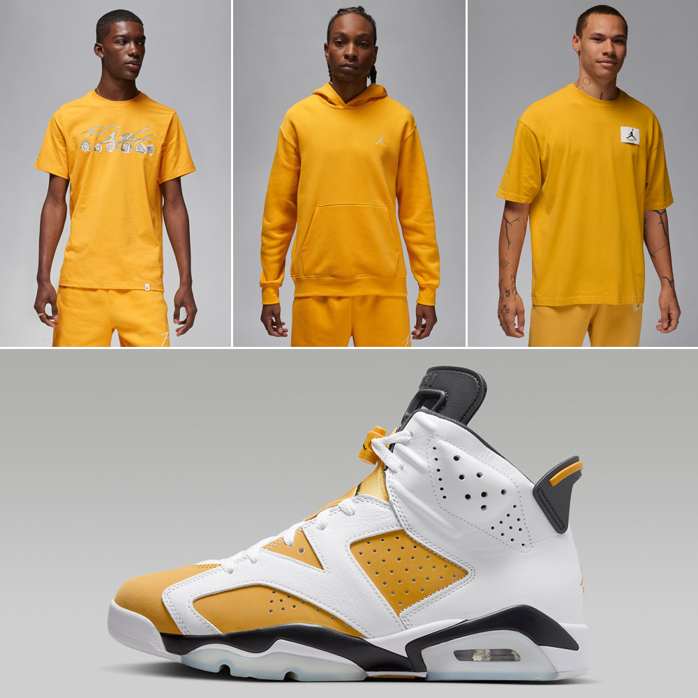 Air-Jordan-6-Yellow-Ochre-Clothing