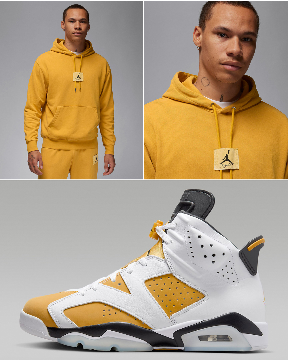 Air-Jordan-6-Yellow-Ochre-Matching-Hoodie