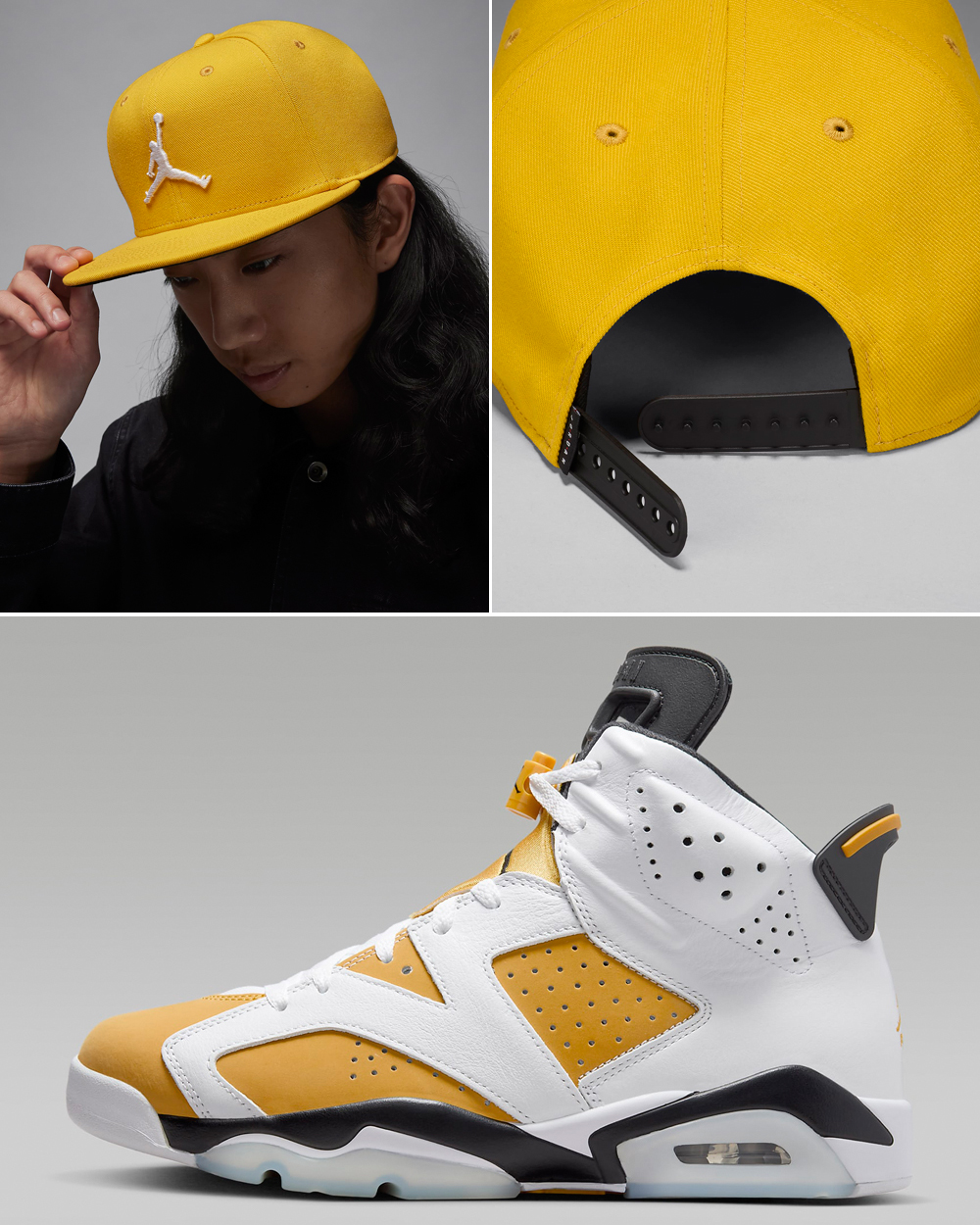Air-Jordan-6-Yellow-Ochre-Snapback-Cap