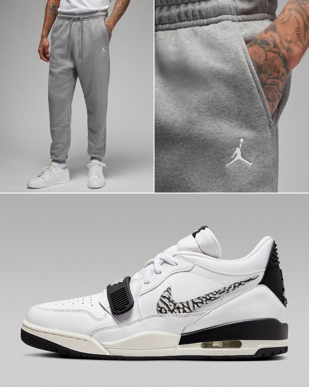 Air-Jordan-Legacy-312-Low-White-Black-Wolf-Grey-Pants-Outfit