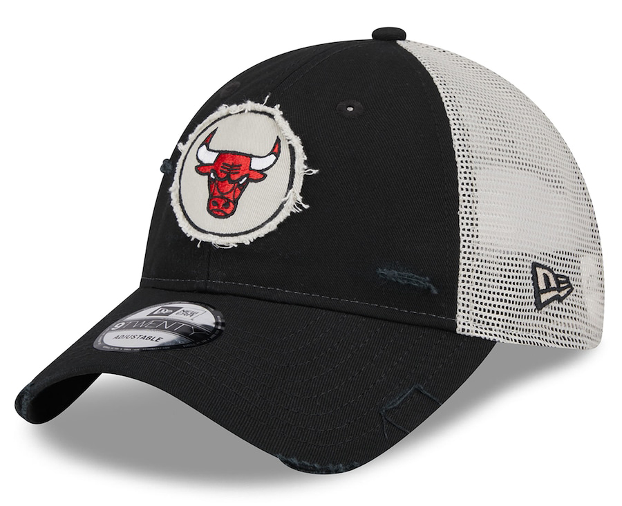 Chicago-Bulls-New-Era-2024-NBA-All-Star-Game-Rally-Drive-Distrsssed-Patch-9twenty-Trucker-Snapback-Hat