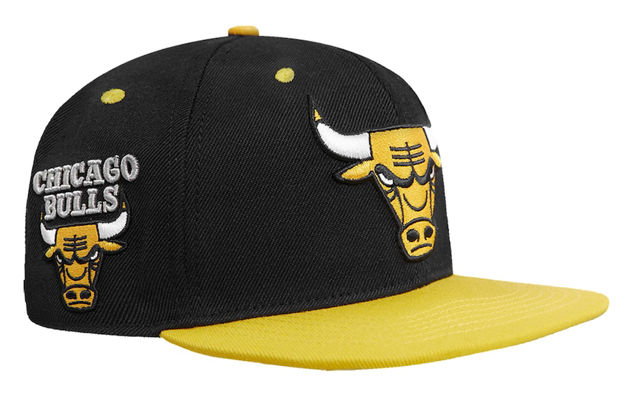 Chicago-Bulls-Pro-Standard-Black-Yellow-Sneaker-Hook-Hat-1