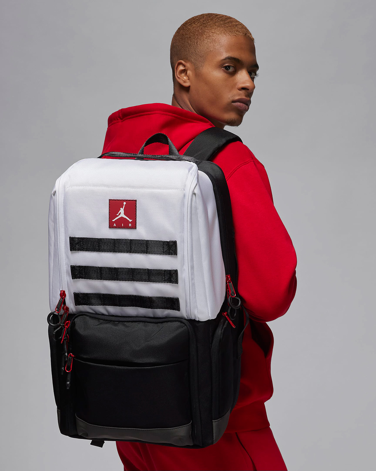 Jordan-Collectors-Backpack-Shoe-Organizer-Bag-White-Black-Red-1