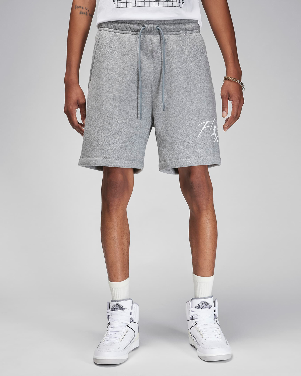 Jordan-Essentials-Fleece-Flight-Shorts-Grey-Carbon-Heather-1