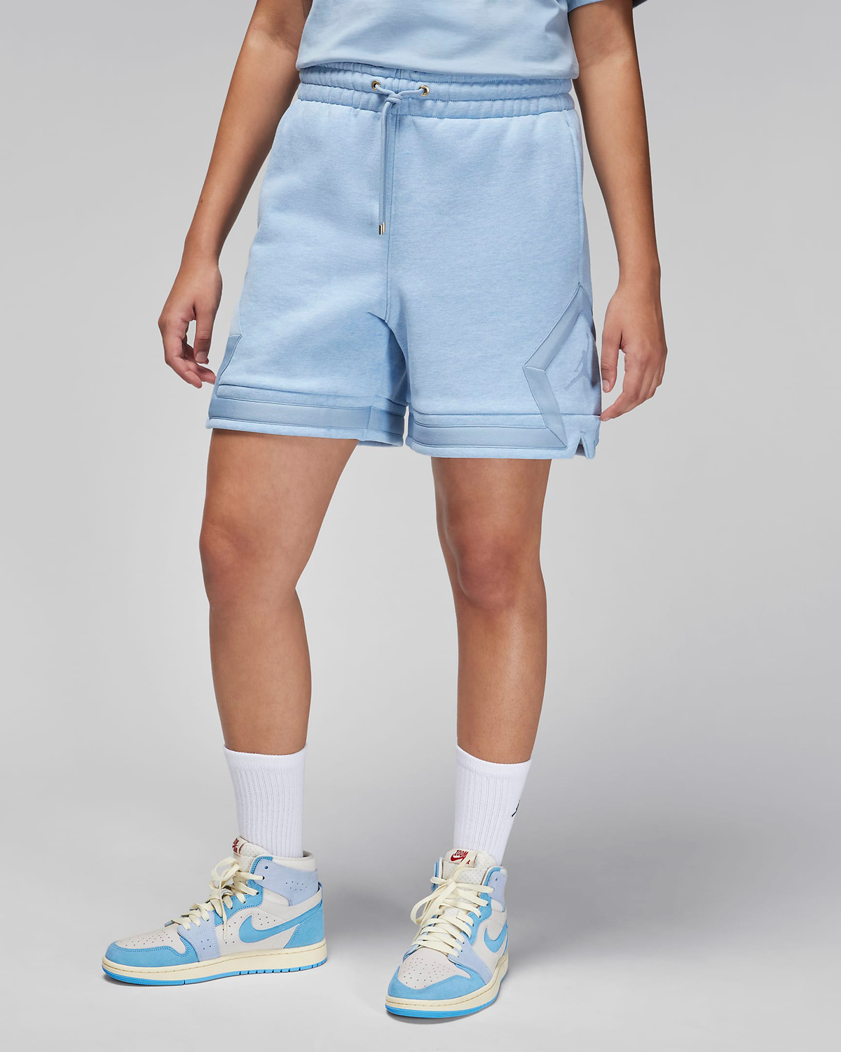 Jordan-Flight-Fleece-Womens-Diamond-Shorts-Blue-Grey-1