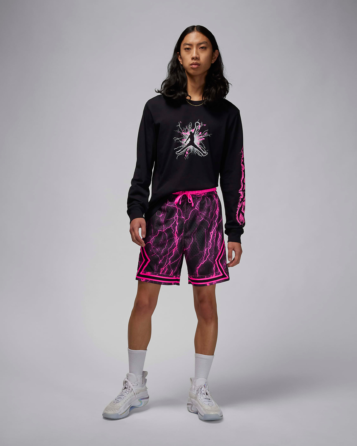 Jordan-Sport-Diamond-Shorts-Black-Hyper-Pink
