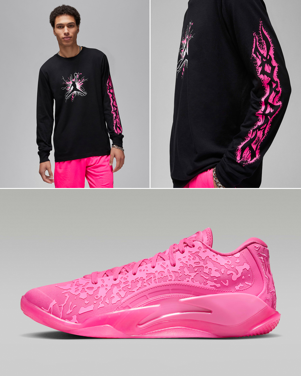 Jordan-Zion-3-Pink-Lotus-Shirt-Outfit