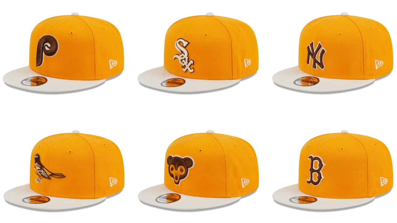 New-Era-MLB-Tiramisu-Gold-Snapback-Hats